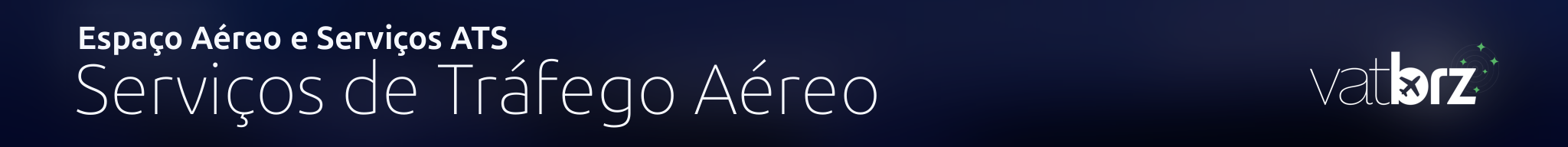 Manual de Espaço Aéreo e Serviços ATS - Serviços